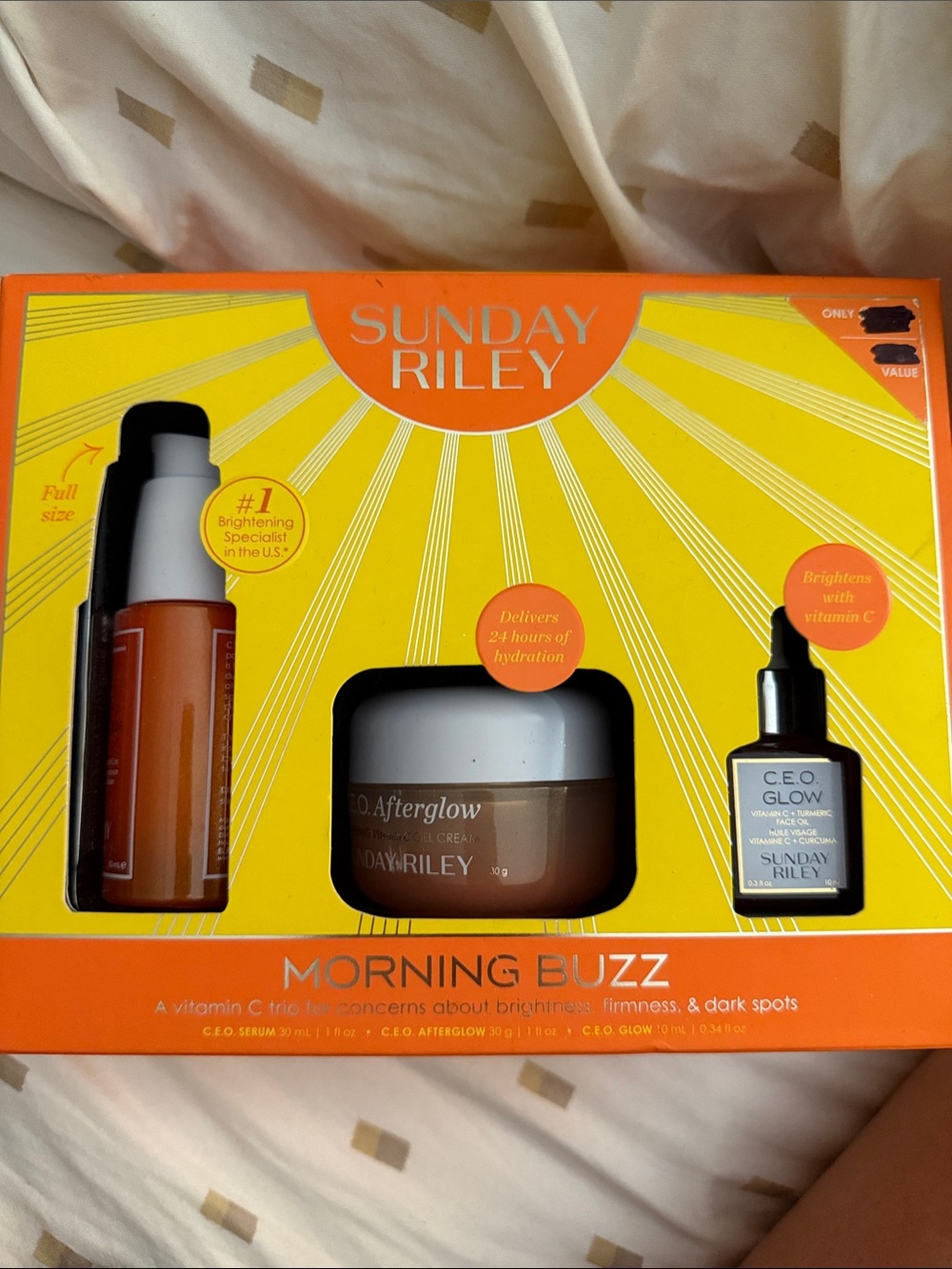 Sunday Riley Morning Buzz Vitamin C Trio